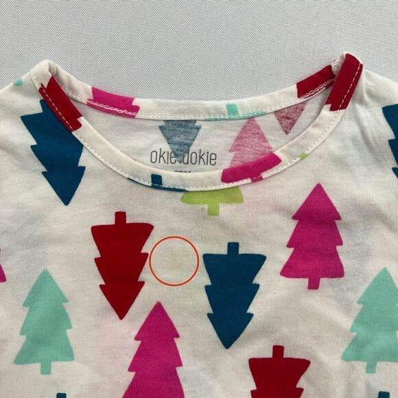 Okie Dokie Christmas Tree Matching Set 18 Months - Picture 12 of 13